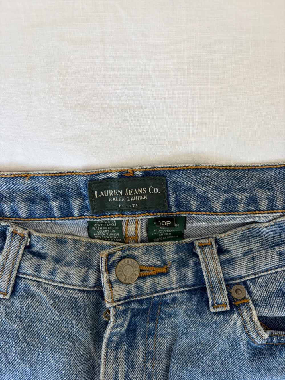 Lauren Ralph Lauren Petite Light Blue Denim Jeans